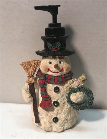 Snowman Soap Dispenser