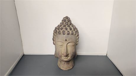 14 1/2 In. Tall Buddha Head Statue