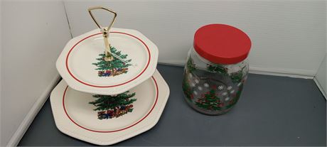 2 Tier Cookie Dish & Storage Container