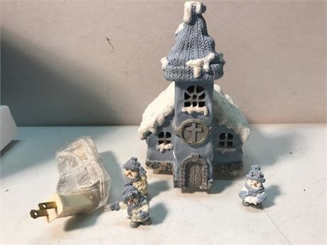 Snowmen & Church Light