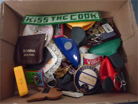 Lot Of Key Chains & Misc.