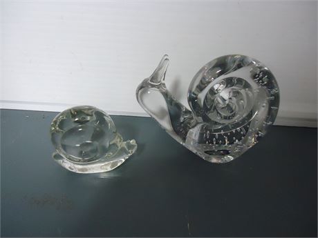 Snail Paperweights