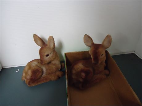 2 Vintage Deer Banks