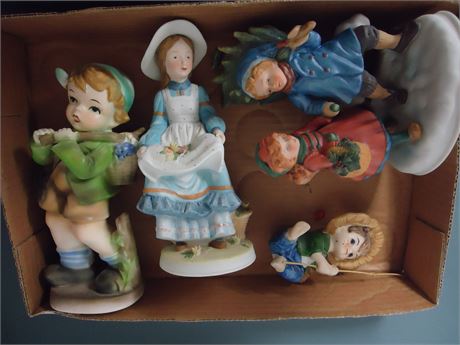 Lot Of Collectible Statues. One Needs Repaired