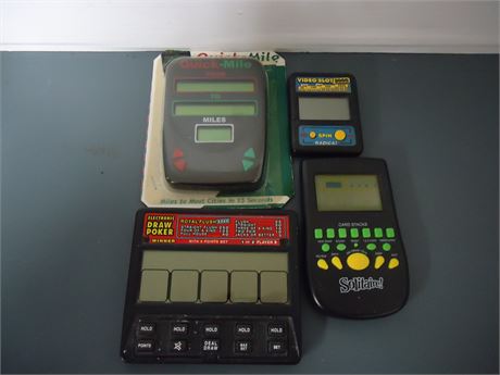 Variety Of Handheld Games