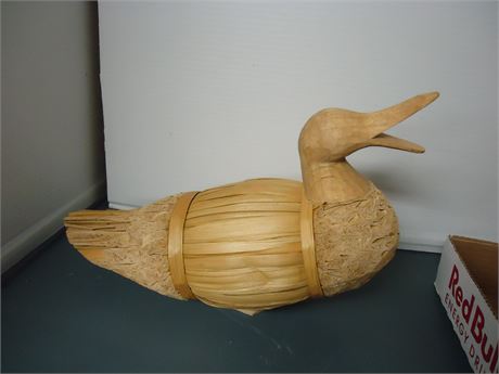 Wood Carved Duck