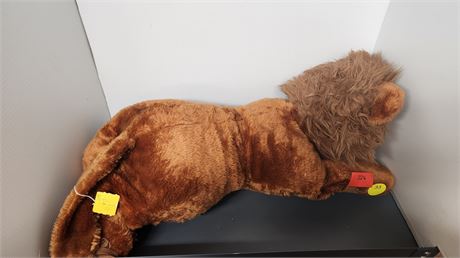 Vintage Lion Plush Toy