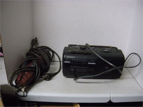 Rocket Timing Light & Small Sony Radio