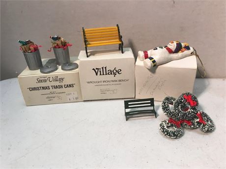 Dept 56 Christmas Village Misc.