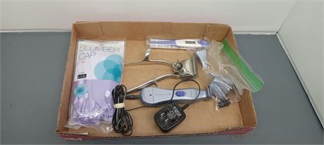 Thermometer & Razor & Slumber Cap &  Misc. Items