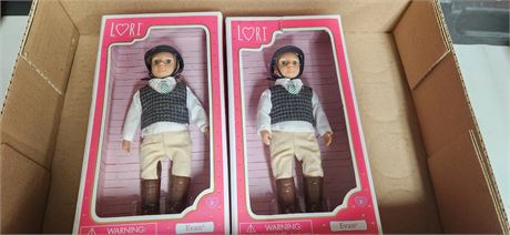 Pair of Lori dolls