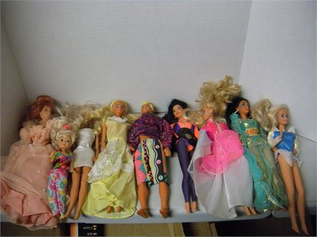 Lot Of Barbies & Misc. Dolls