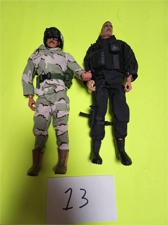 2 Gi Joe?? figures 12"