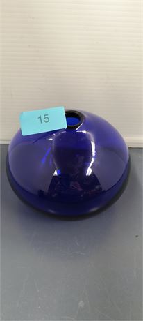 Cobalt Blue Hand Blown Glass Vase