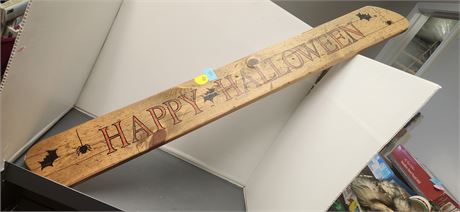 Happy Halloween Wood Sign