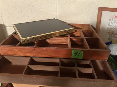 Wood Curio Shelves