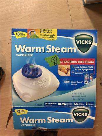 Vicks Warm Steam