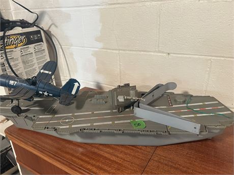 Vintage Toy Aircraft Carrier
