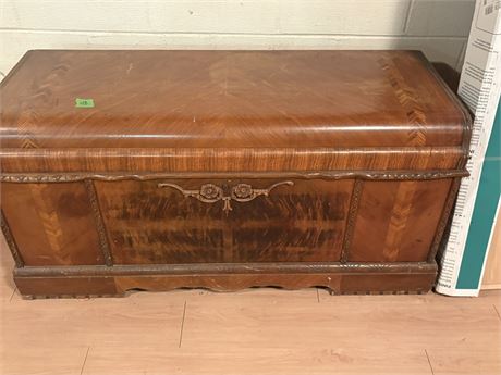 Vintage Roos Sweatheart Cedar Chest
