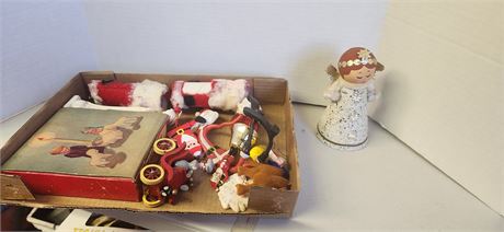 Various Vintage Christmas Decorations