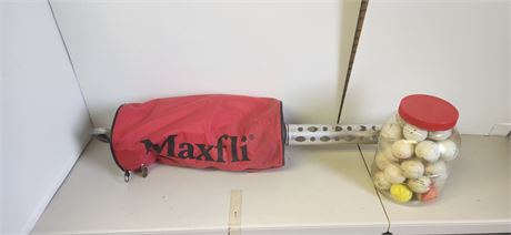 Maxfli Shag Bag For Golf Balls & Golf Balls