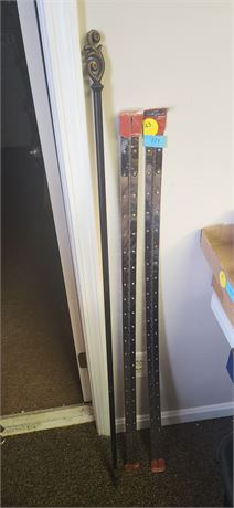 2 Everbilt Continues Hinges & Curtain Rod