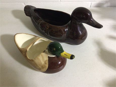 Ceramic Duck Planters