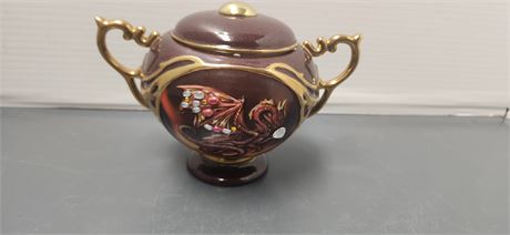 Heirloom Porcelain Musical Collection Imperial Dragon. Tested & Works