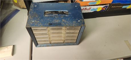 Small Metal Hardware Storage Box