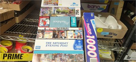 Lot Of Various Puzzles