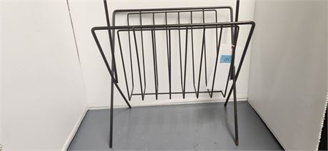Mid Century Modern Wire Magazine Rack