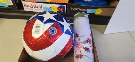 Soccer Ball & Camelbak Water Bottle