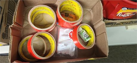 White Out & Picture Hooks & Tape