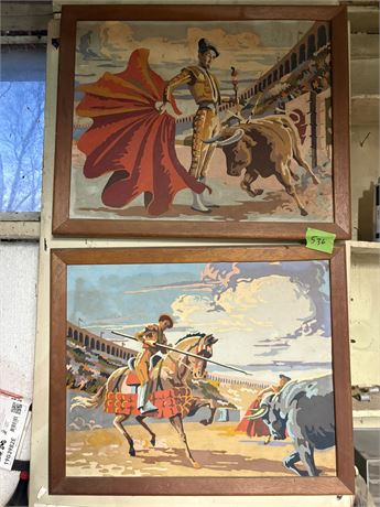 Bull Fighting Art