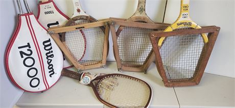 Lot Of Tennis Rackets