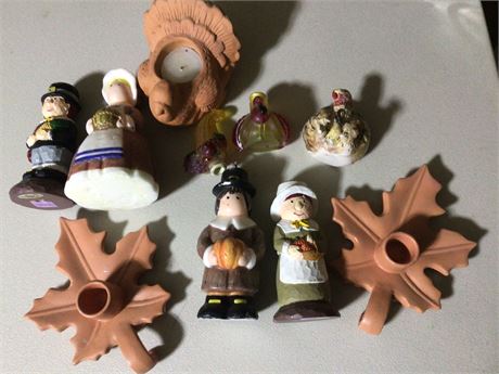Thanksgiving Candles and Holders