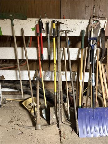 Lawn Tools, Misc Lot
