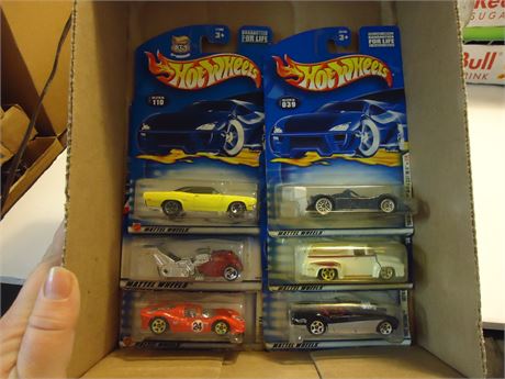 6 Vintage Hot Wheels