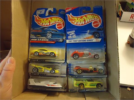 6 Vintage Hot Wheels