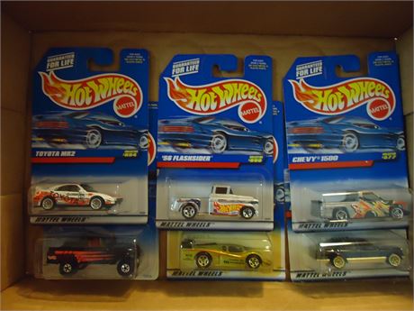 6 Vintage Hot Wheels
