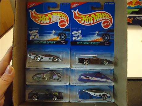 6 Vintage Hot Wheels