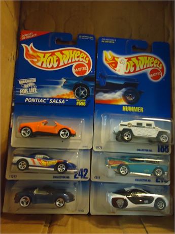 6 Vintage Hot Wheels