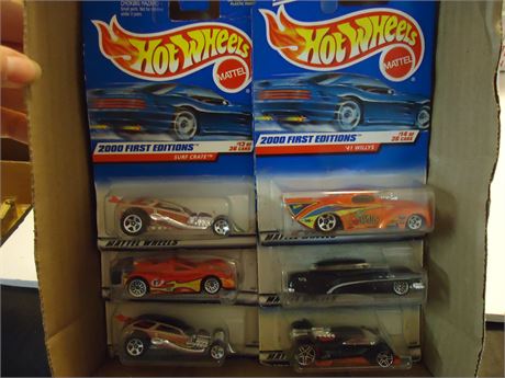6 Vintage Hot Wheels