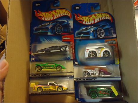 6 Vintage Hot Wheels