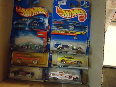 6 Vintage Hot Wheels