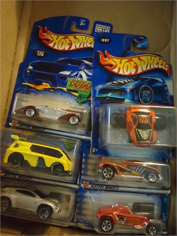 6 Vintage Hot Wheels