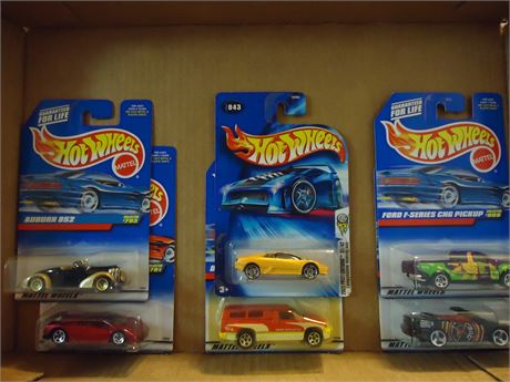 6 Vintage Hot Wheels