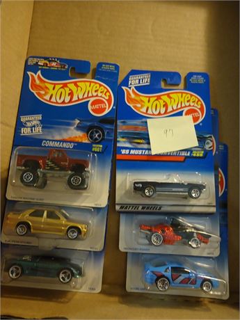 6 Vintage Hot Wheels