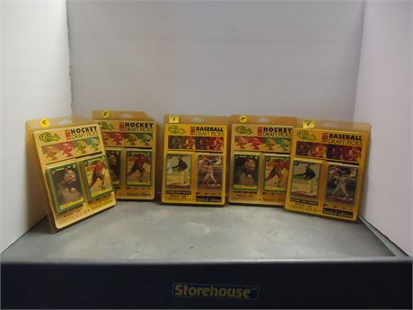 2 Hockey 1991 Draft Picks & 2 Baseball 1991 Draft Picks. Limited Editions