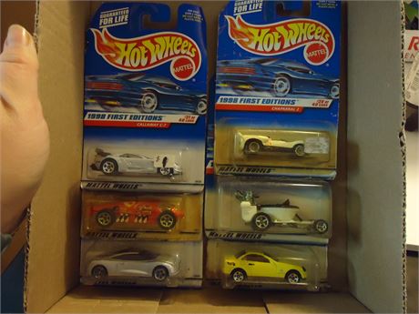 6 Vintage Hot Wheels